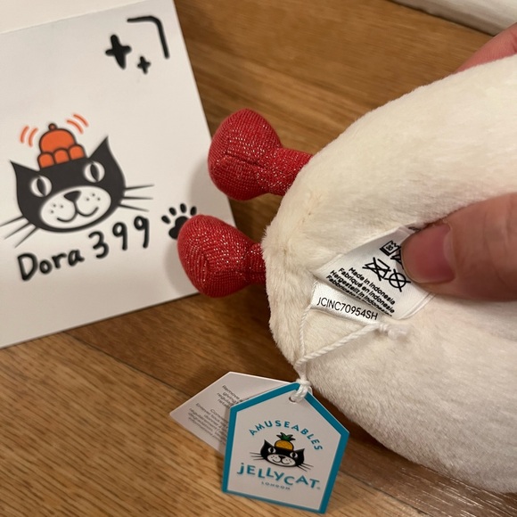 Jellycat Authentic Amuseables Heart Boiled Egg – Valentine’s Day Gift - Picture 5 of 5